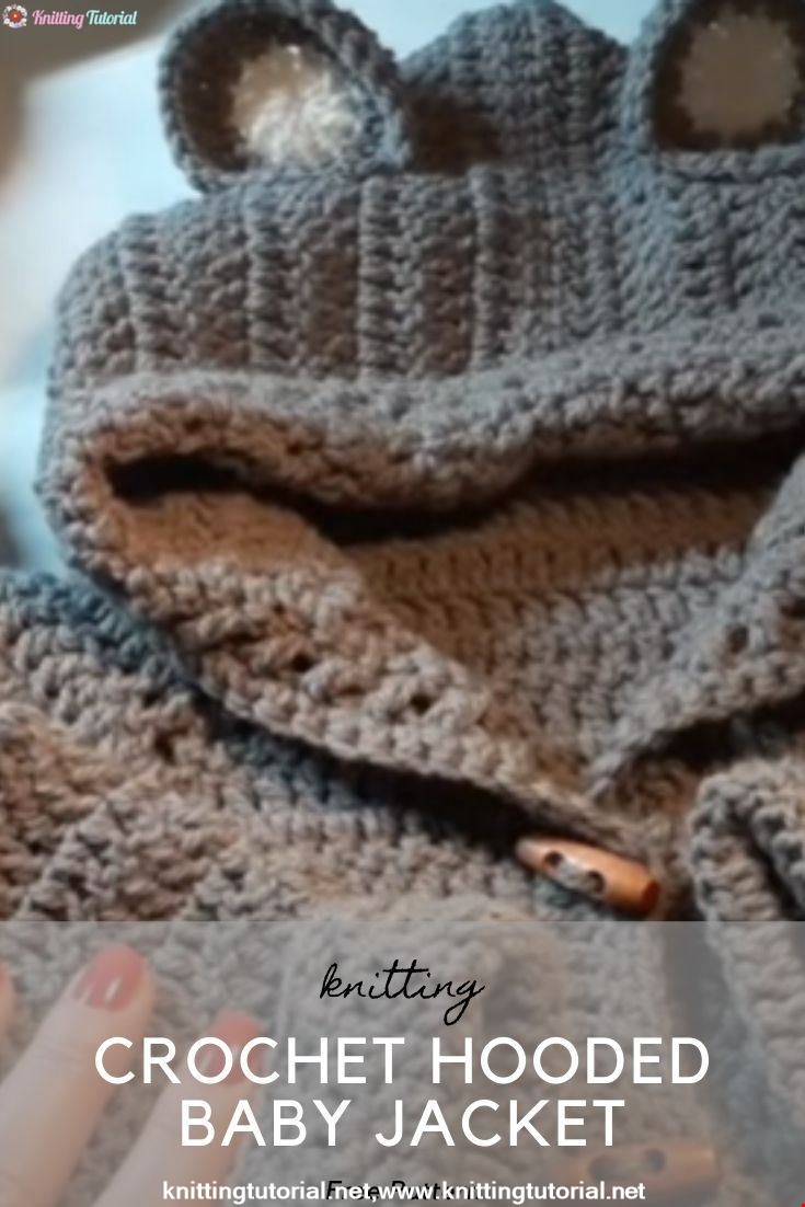 Crochet Hooded Baby Jacket