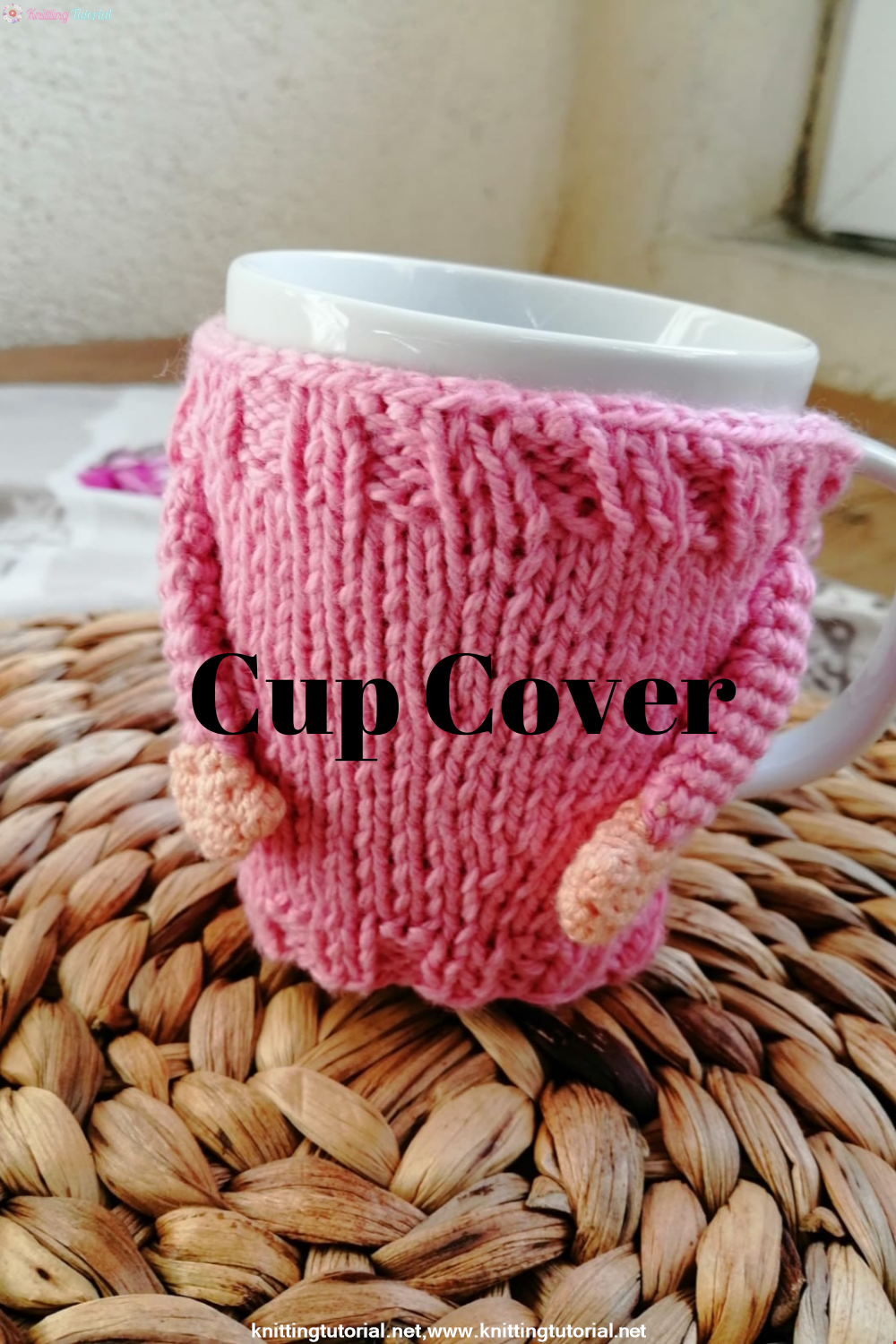 Making the Cup Cover pink